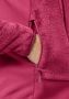 Jack Wolfskin Rotwand Hooded FZ Women Fleece jack Dames XL cranberry - Thumbnail 4