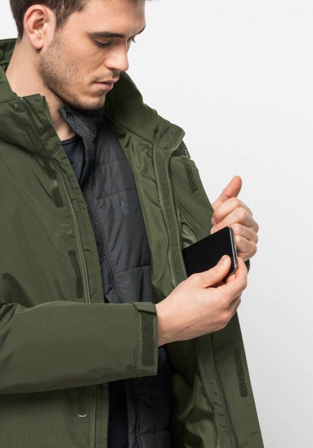 Jack Wolfskin Functioneel 3-in-1-jack BERGLAND 3IN1 JKT M