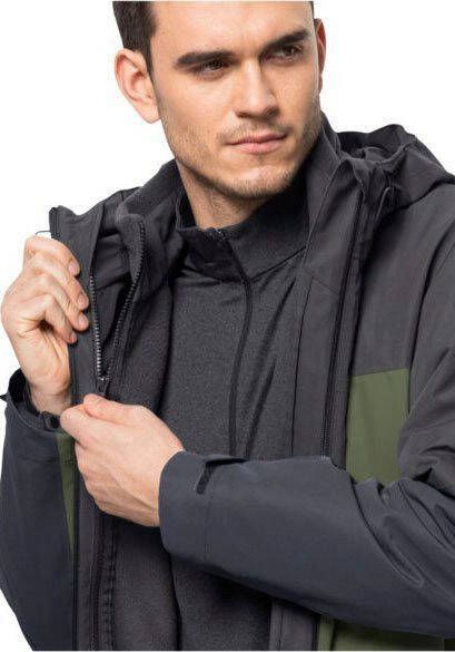 Jack Wolfskin Functioneel 3-in-1-jack (set 2 stuks)