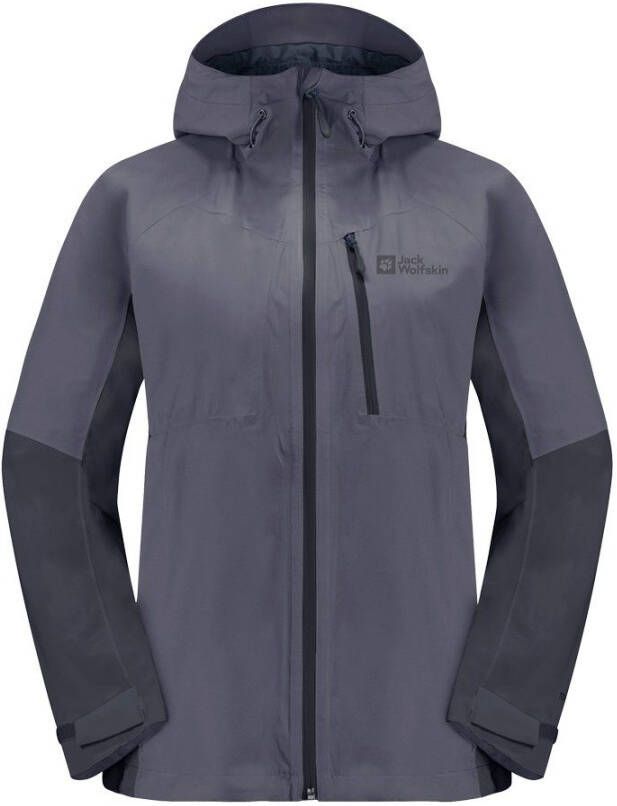 Jack Wolfskin Eagle Peak 2L Jacket Women Regenjack Dames S dolphin - Foto 8