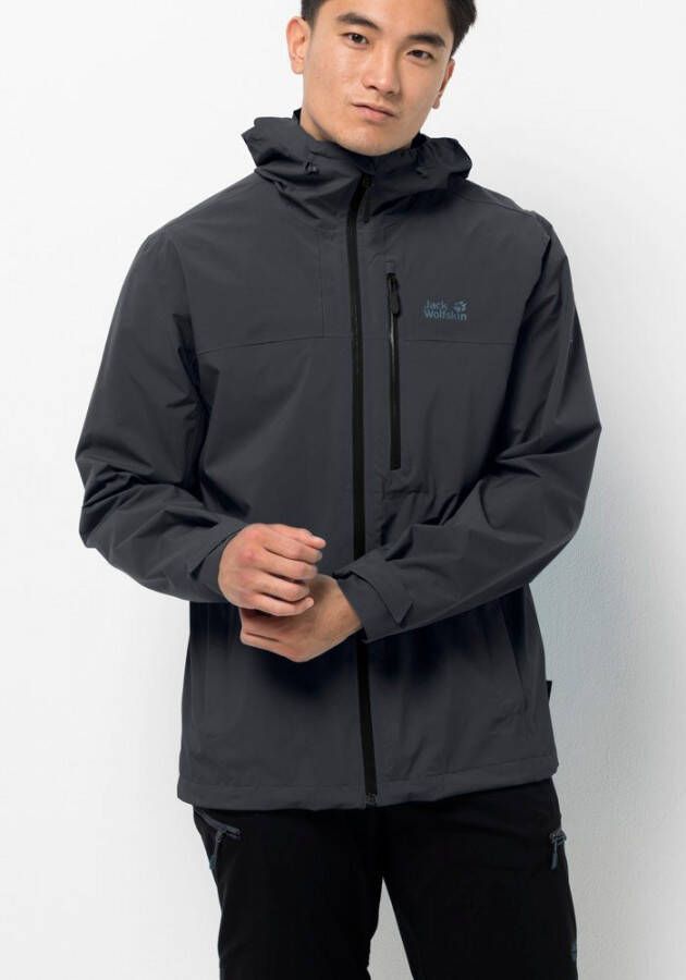 Jack Wolfskin GO Hike Jacket Men Regenjack Heren S phantom