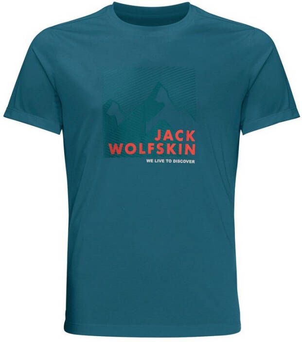 Jack Wolfskin Functioneel shirt Hiking S S graphic T M