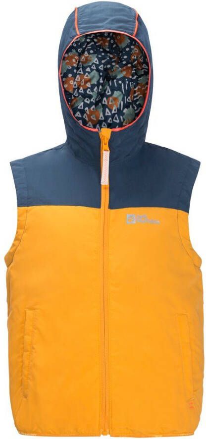 Jack Wolfskin Villi Vest Kids Outdoor-bodywarmer Kinderen 116 bruin orange pop - Foto 2
