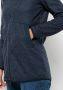 Jack Wolfskin Tannenspur Coat Women Fleece jas Dames S blue night blue - Thumbnail 4