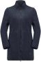 Jack Wolfskin High Curl Coat Women Fleece jas Dames XL blue night blue - Thumbnail 5