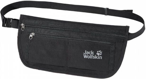 Jack Wolfskin Docu t Belts DE Luxe Buiktasje voor reisdocu ten one size zwart black