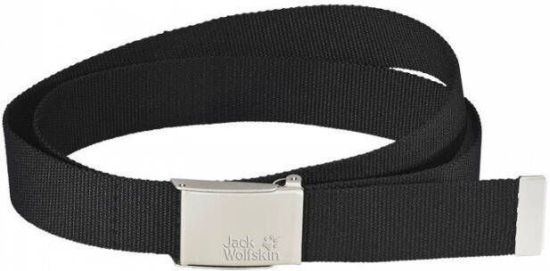 Jack Wolfskin Webbing Belts Wide Riem met metalen gesp one size zwart black