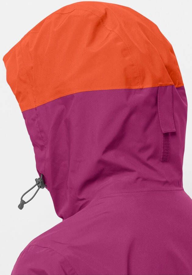 Jack Wolfskin Weiltal 2L Jacket Women Regenjack Dames XS vibrant orange vibrant orange - Foto 4