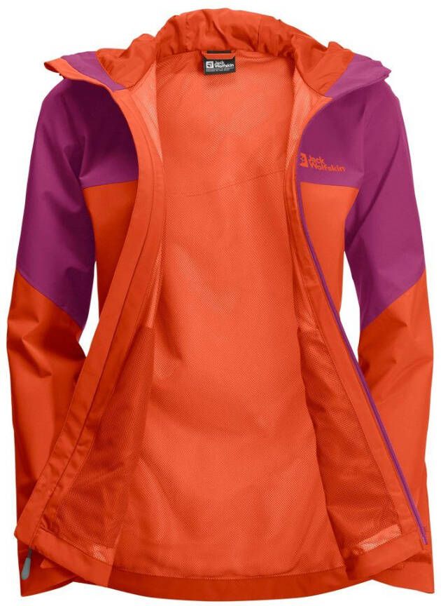 Jack Wolfskin Weiltal 2L Jacket Women Regenjack Dames XS vibrant orange vibrant orange - Foto 7