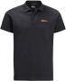 Jack Wolfskin Essential Polo Men Poloshirt Heren S zwart black - Thumbnail 4