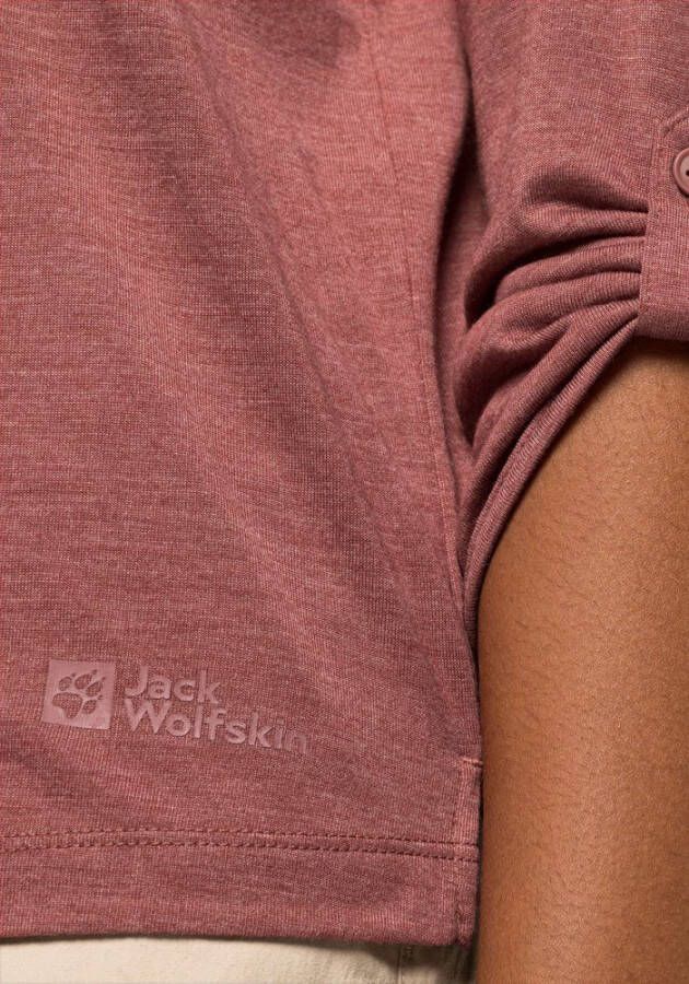 Jack Wolfskin Shirt met 3 4-mouwen CORAL COAST 3 4 T W