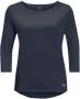 Jack Wolfskin Packs & GO 3 4 T-Shirt Women Functioneel shirt met halve mouwen Dames XXL blue night blue - Thumbnail 4