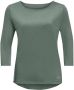Jack Wolfskin Packs & GO 3 4 T-Shirt Women Functioneel shirt met halve mouwen Dames XS hedge green hedge green - Thumbnail 4