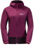 Jack Wolfskin Eagle Peak II-Personen Softshell Women Softshelljack Dames M wild berry wild berry - Thumbnail 6