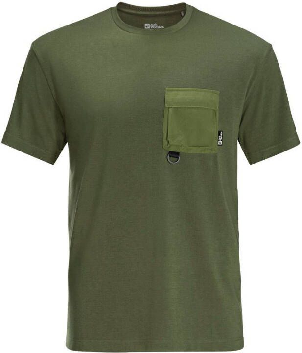 Jack Wolfskin Wanderthirst T-Shirt Men Functioneel shirt Heren S greenwood - Foto 4