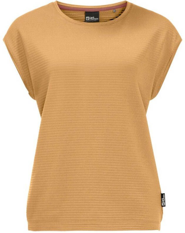 Jack Wolfskin Sommerwald T-Shirt Women Functioneel shirt Dames L honey yellow honey yellow - Foto 4