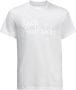 Jack Wolfskin Essential Logo T-Shirt Men T-shirt van biologisch katoen Heren S white - Thumbnail 4