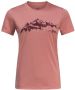 Jack Wolfskin Hiking S S T-Shirt Women Dames T-shirt XXL blush powder blush powder - Thumbnail 5