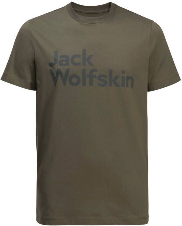 Jack Wolfskin Essential Logo T-Shirt Men T-shirt van biologisch katoen Heren S island moss island moss - Foto 3