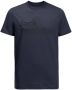Jack Wolfskin Essential Logo T-Shirt Men T-shirt van biologisch katoen Heren XXL blue night blue - Thumbnail 3