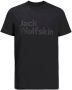 Jack Wolfskin Essential Logo T-Shirt Men T-shirt van biologisch katoen Heren XXL zwart black - Thumbnail 3