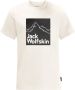 Jack Wolfskin Brand T-Shirt Men Heren T-shirt van biologisch katoen XXL geel egret - Thumbnail 4