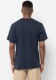 Jack Wolfskin Brand T-Shirt Men Heren T-shirt van biologisch katoen XXL blue night blue - Thumbnail 3