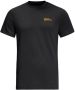 Jack Wolfskin Essential T-Shirt Men Heren T-shirt van biologisch katoen XXL zwart black - Thumbnail 4