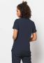 Jack Wolfskin Essential T-Shirt Women Dames T-shirt van biologisch katoen XXL blue night blue - Thumbnail 3