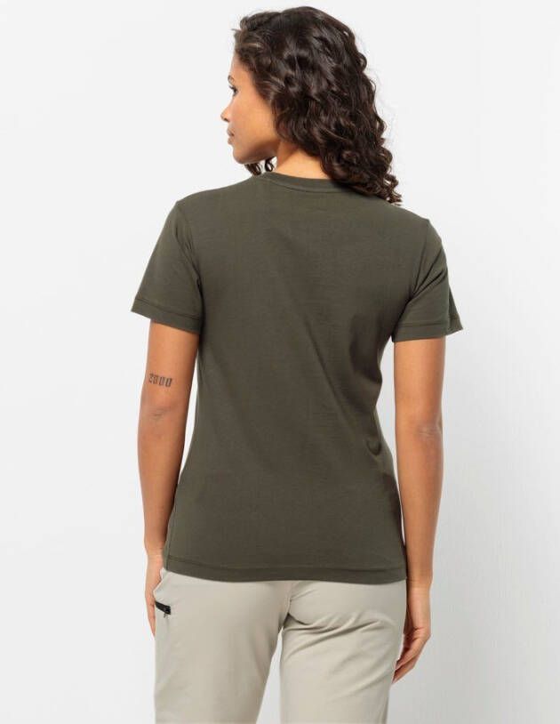Jack Wolfskin Essential T-Shirt Women T-shirt van biologisch katoen Dames S island moss island moss - Foto 3