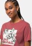 Jack Wolfskin Florell Box T-Shirt Women Dames T-shirt van biologisch katoen XS faded rose faded rose - Thumbnail 3