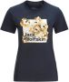 Jack Wolfskin Florell Box T-Shirt Women Dames T-shirt van biologisch katoen XS blue night blue - Thumbnail 5