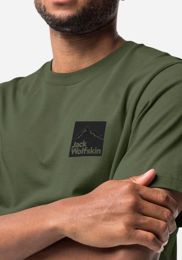 Jack Wolfskin Gipfelzone T-Shirt Men Heren T-shirt van biologisch katoen M greenwood - Foto 3