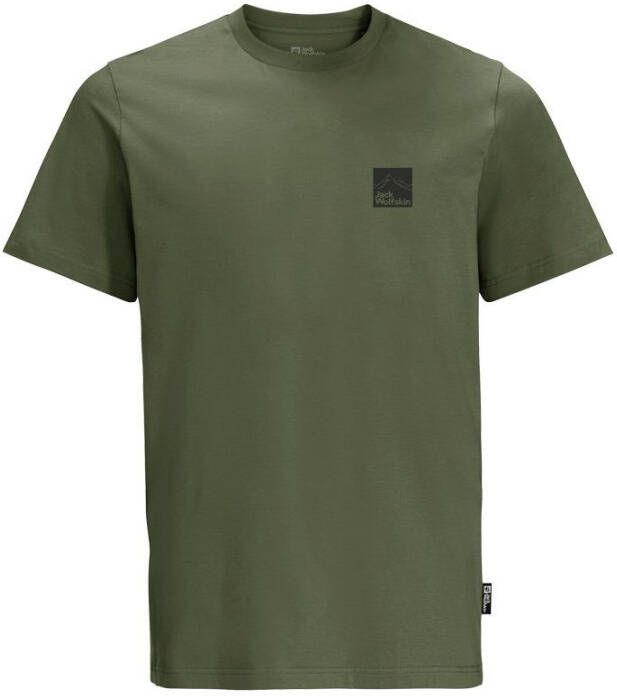 Jack Wolfskin Gipfelzone T-Shirt Men Heren T-shirt van biologisch katoen M greenwood - Foto 4