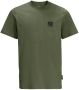 Jack Wolfskin Gipfelzone T-Shirt Men Heren T-shirt van biologisch katoen M greenwood - Thumbnail 4