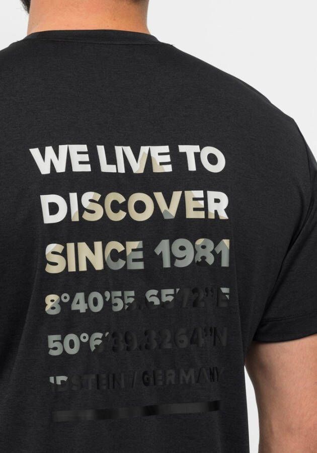 Jack Wolfskin Hiking S S Graphic T-Shirt Men Functioneel shirt Heren XL zwart black - Foto 3