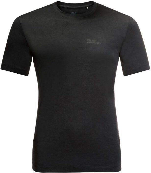 Jack Wolfskin Hiking S S Graphic T-Shirt Men Functioneel shirt Heren S zwart black - Foto 4