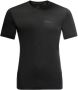 Jack Wolfskin Hiking S S Graphic T-Shirt Men Functioneel shirt Heren XL zwart black - Thumbnail 4
