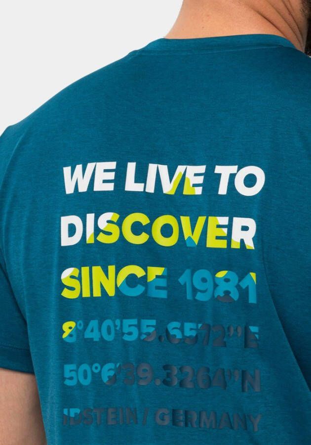 Jack Wolfskin Hiking S S Graphic T-Shirt Men Functioneel shirt Heren XXL blue daze blue daze - Foto 3