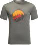 Jack Wolfskin Hiking S S Graphic T-Shirt Men Functioneel shirt Heren M gecko green gecko green - Thumbnail 4