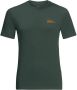 Jack Wolfskin Hiking S S T-Shirt Men Functioneel shirt Heren XXL black olive black olive - Thumbnail 8
