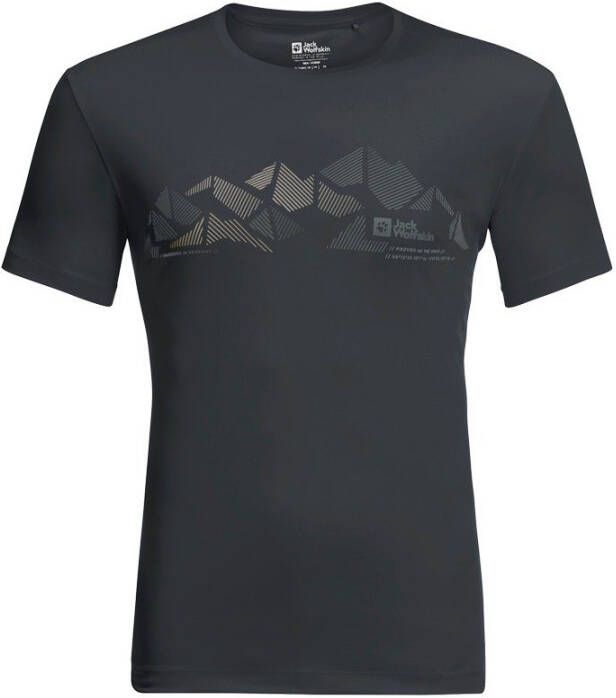 Jack Wolfskin Peak Graphic T-Shirt Men Functioneel shirt Heren S phantom - Foto 4