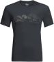 Jack Wolfskin Peak Graphic T-Shirt Men Functioneel shirt Heren S phantom - Thumbnail 4
