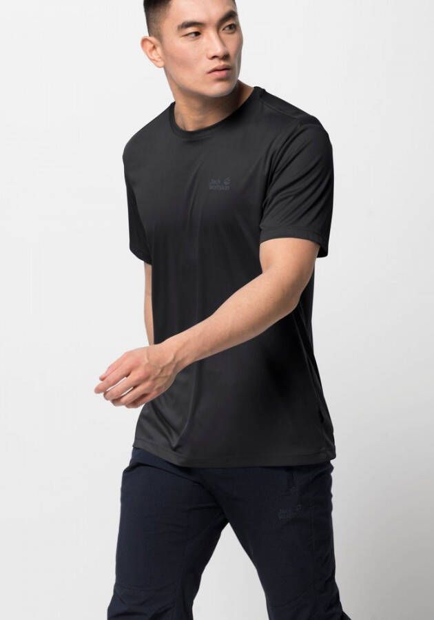 Jack Wolfskin Tech T-Shirt Men Functioneel shirt Heren S zwart black
