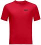 Jack Wolfskin Tech T-Shirt Men Functioneel shirt Heren M adrenaline red adrenaline red - Thumbnail 4