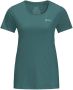 Jack Wolfskin Tech T-Shirt Women Functioneel shirt Dames XS petrol - Thumbnail 4