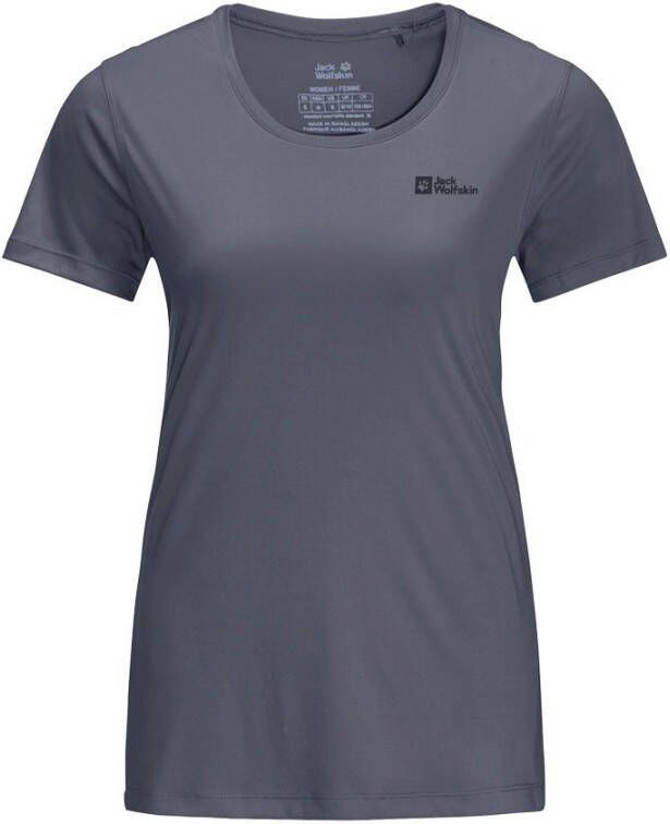 Jack Wolfskin Tech T-Shirt Women Functioneel shirt Dames XS dolphin - Foto 4
