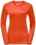 Jack Wolfskin SKY Thermal L S Women Functioneel shirt met lange mouwen Dames S vibrant orange vibrant orange - Thumbnail 4