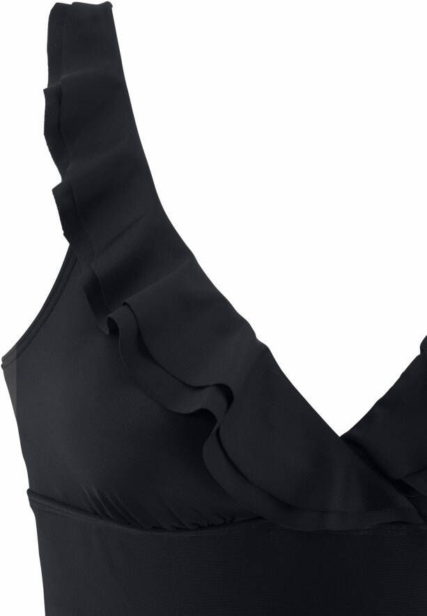 Jette Joop Badpak met elegante ruche en modellerend effect