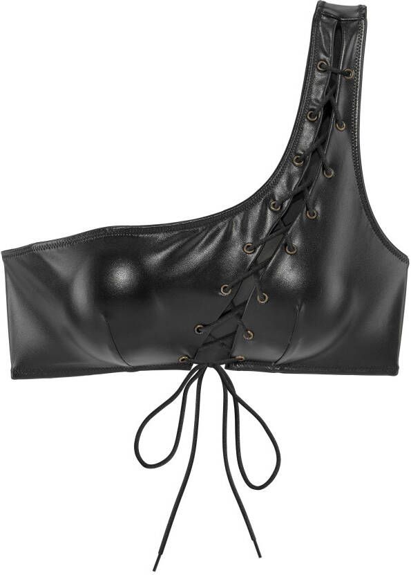 Jette Joop Bralette-bh van zacht materiaal in lederlook sexy lingerie sexy ondergoed